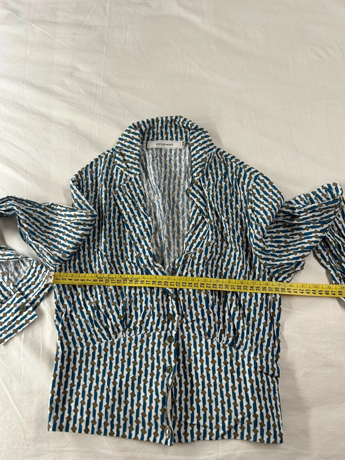 Vintage Promod geruite blouse – photo 9